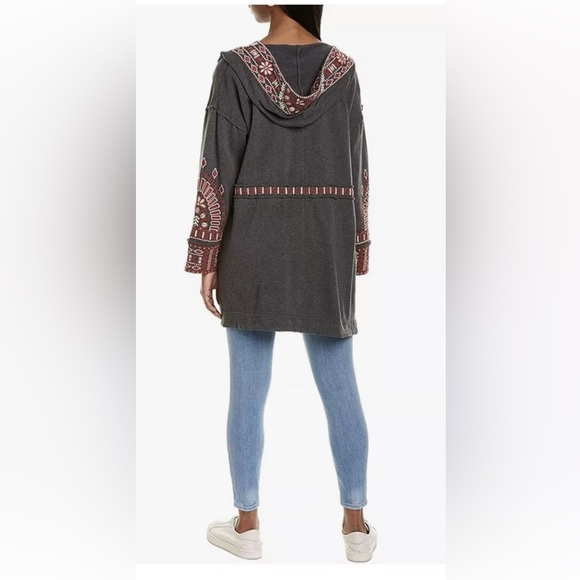 Johnny Was Large embroidered cotton robe jacket - Picture 2 of 7